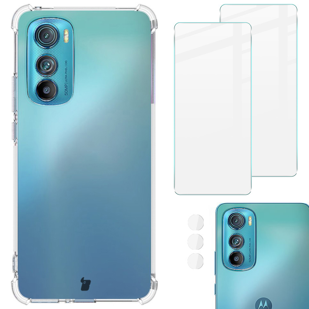 

Etui 2x szkło obiektyw Bizon do Moto Edge 30