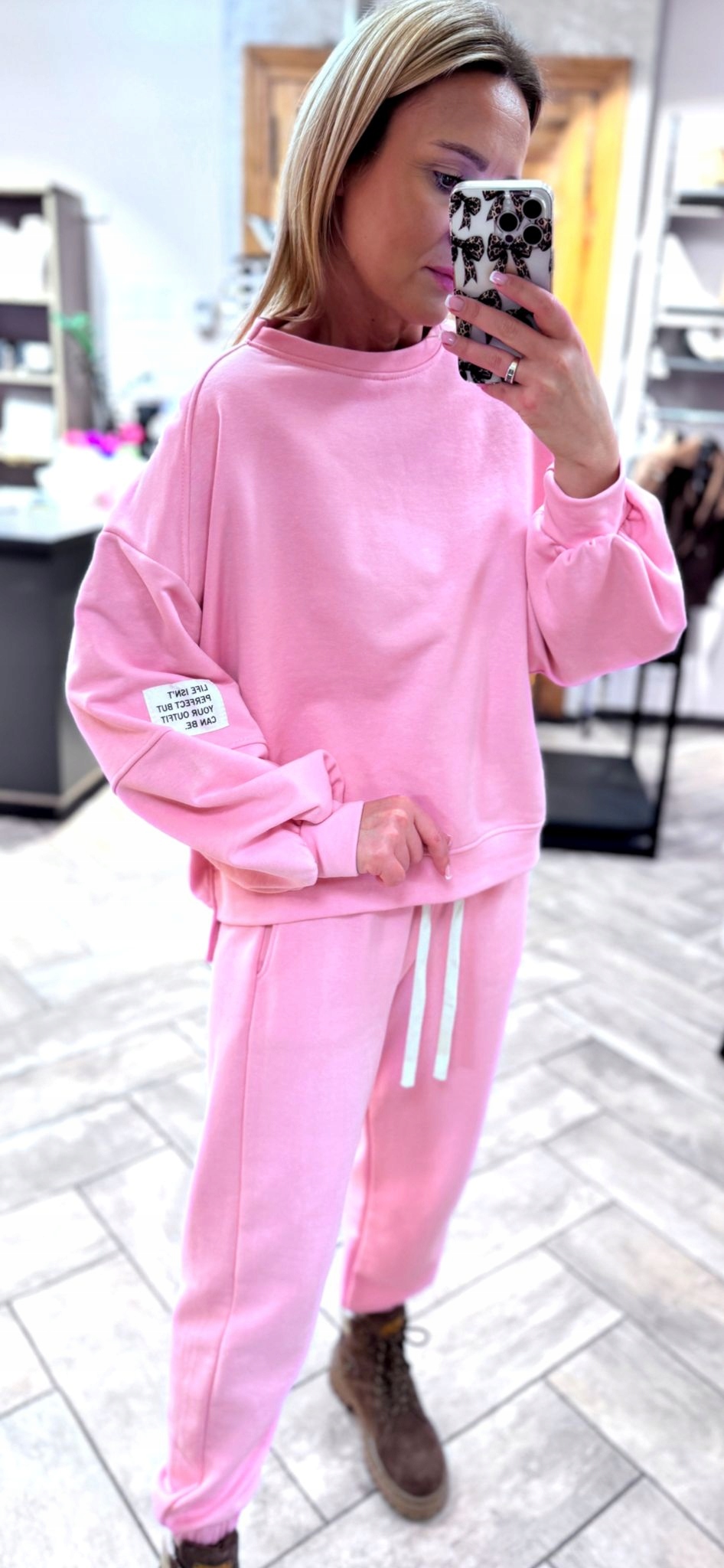 Komplet Azara Bavlněný Růžový Uni.