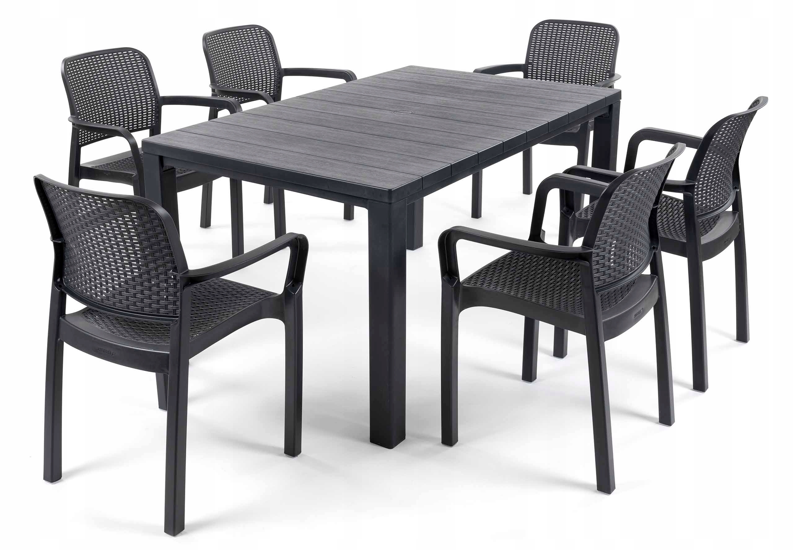 

Meble ogrodowe Zestaw na taras Samanna Julie 6+1