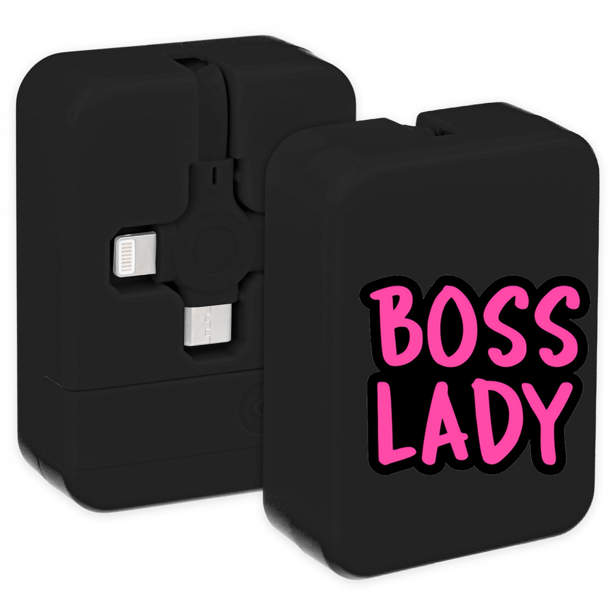 Kabel USB 3w1 KOSTKA CZARNY