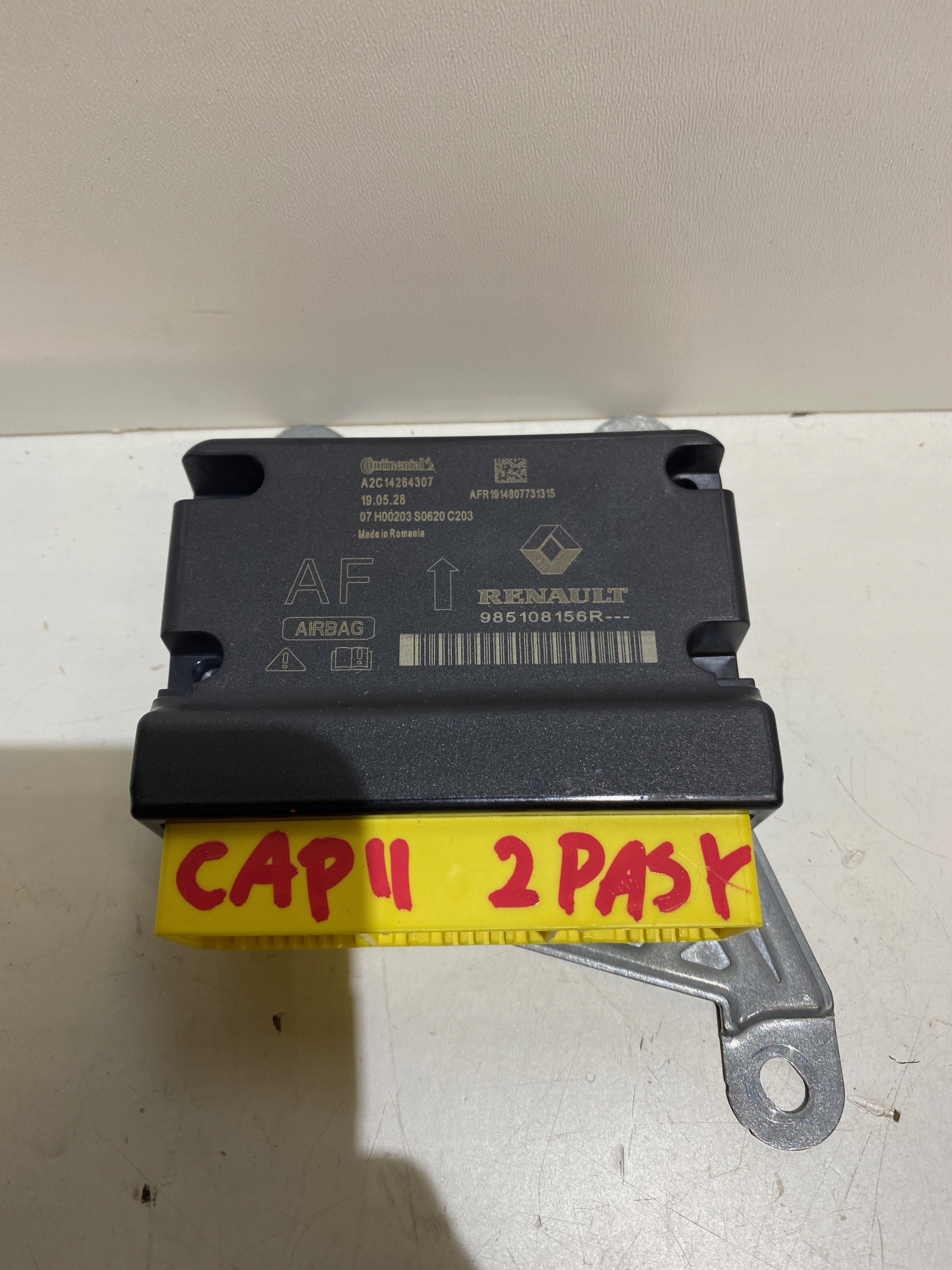 RENAULT CAPTUR II SENSOR AIRBAG MODULO 985108156R