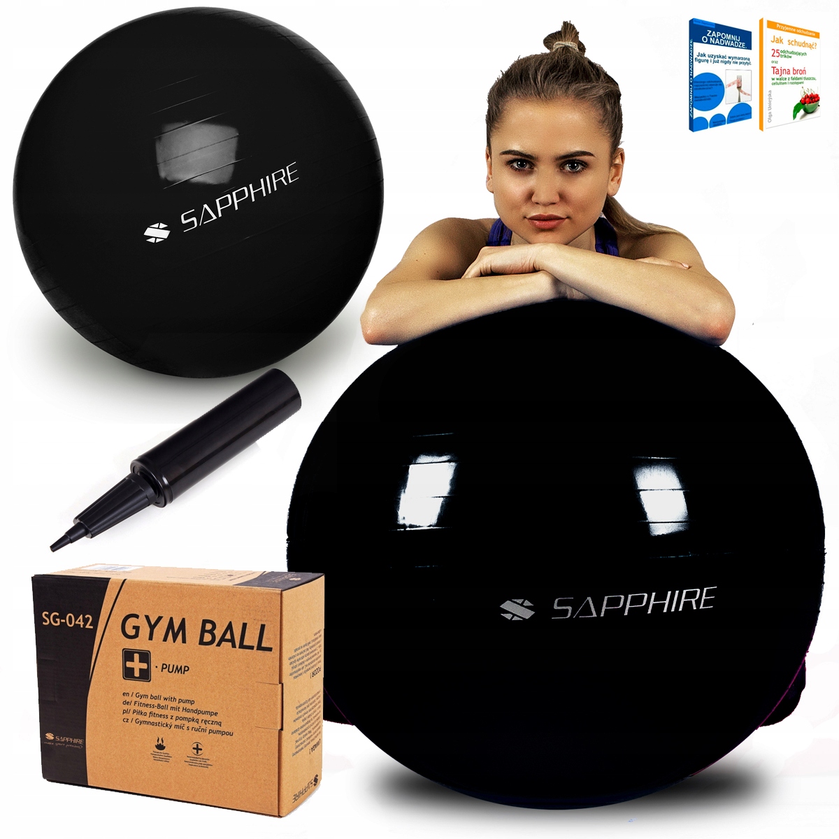 

Piłka gimnastyczna Fitness 65CM Rehabilitacyjna