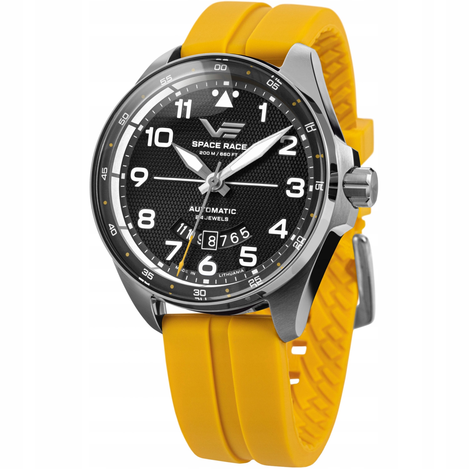 Pánské Hodinky Vostok Europe NH35A-325A745SY žlutý pásek