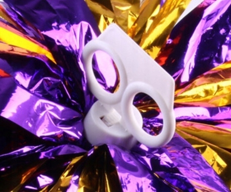 2x KULA Z KWIATAMI DLA CHEERLEADEREK LASEROWA KULA Z KWIATAMI NA TURNIEJE Długość 30 cm