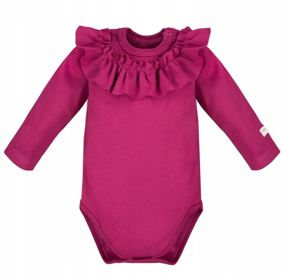 

Body niemowlęce z Falbaną, z falbankami Bordowe Dr