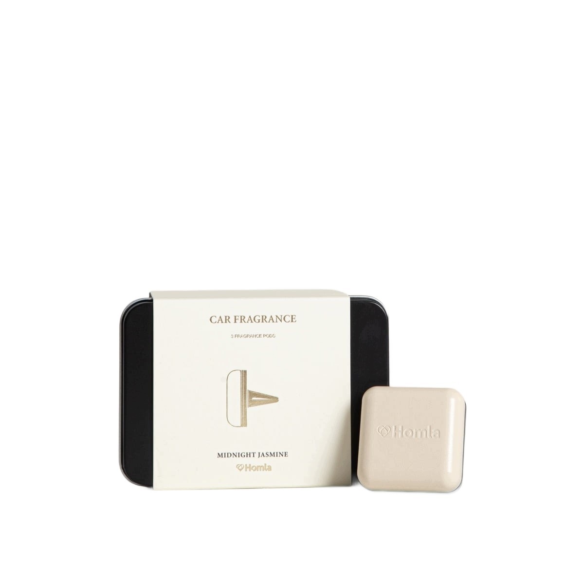 Sada vůní do auta Urban Leather Midnight Jasmine 3 ks Homla