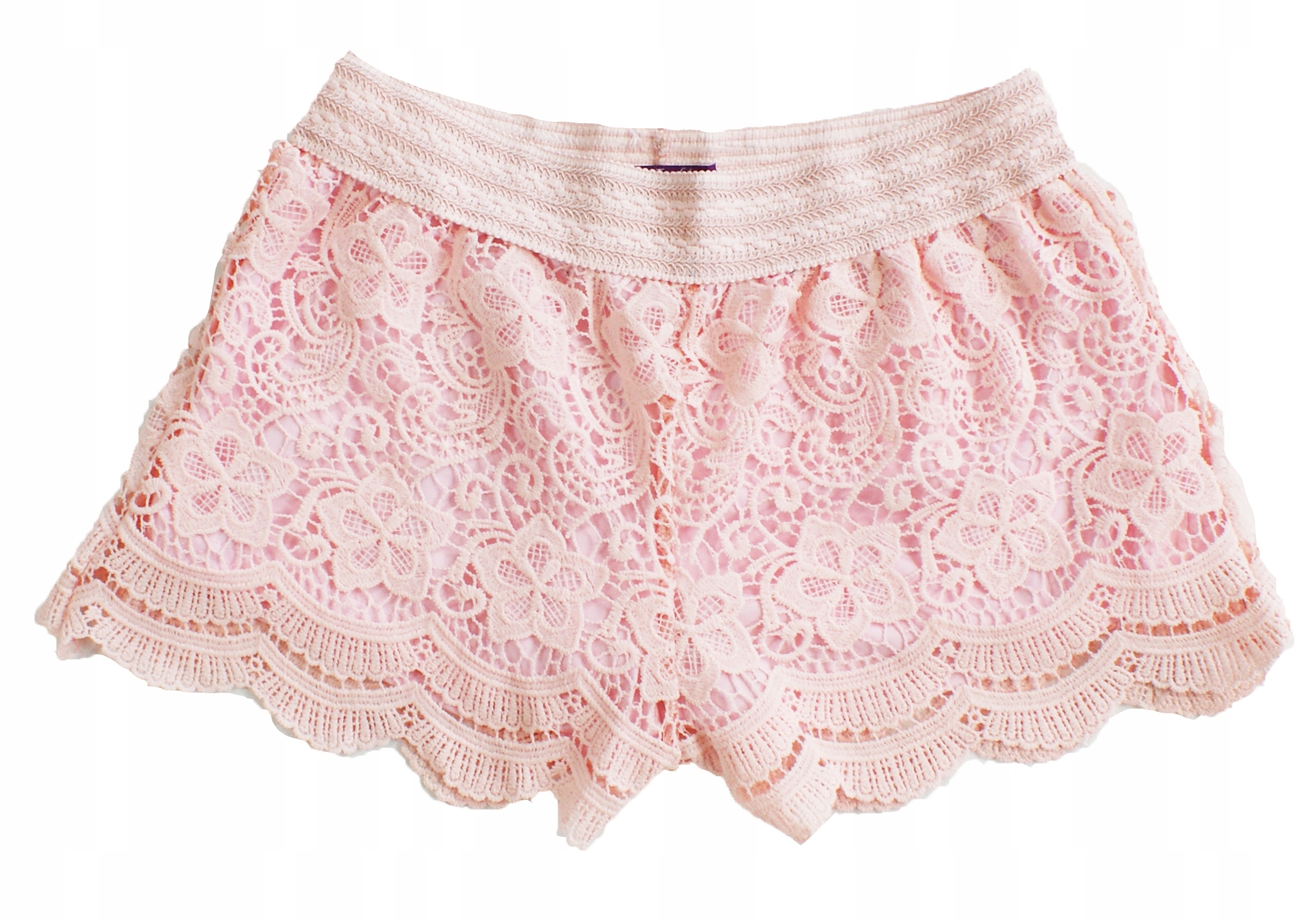 

Spodenki szorty damskie koronka short mini krótkie