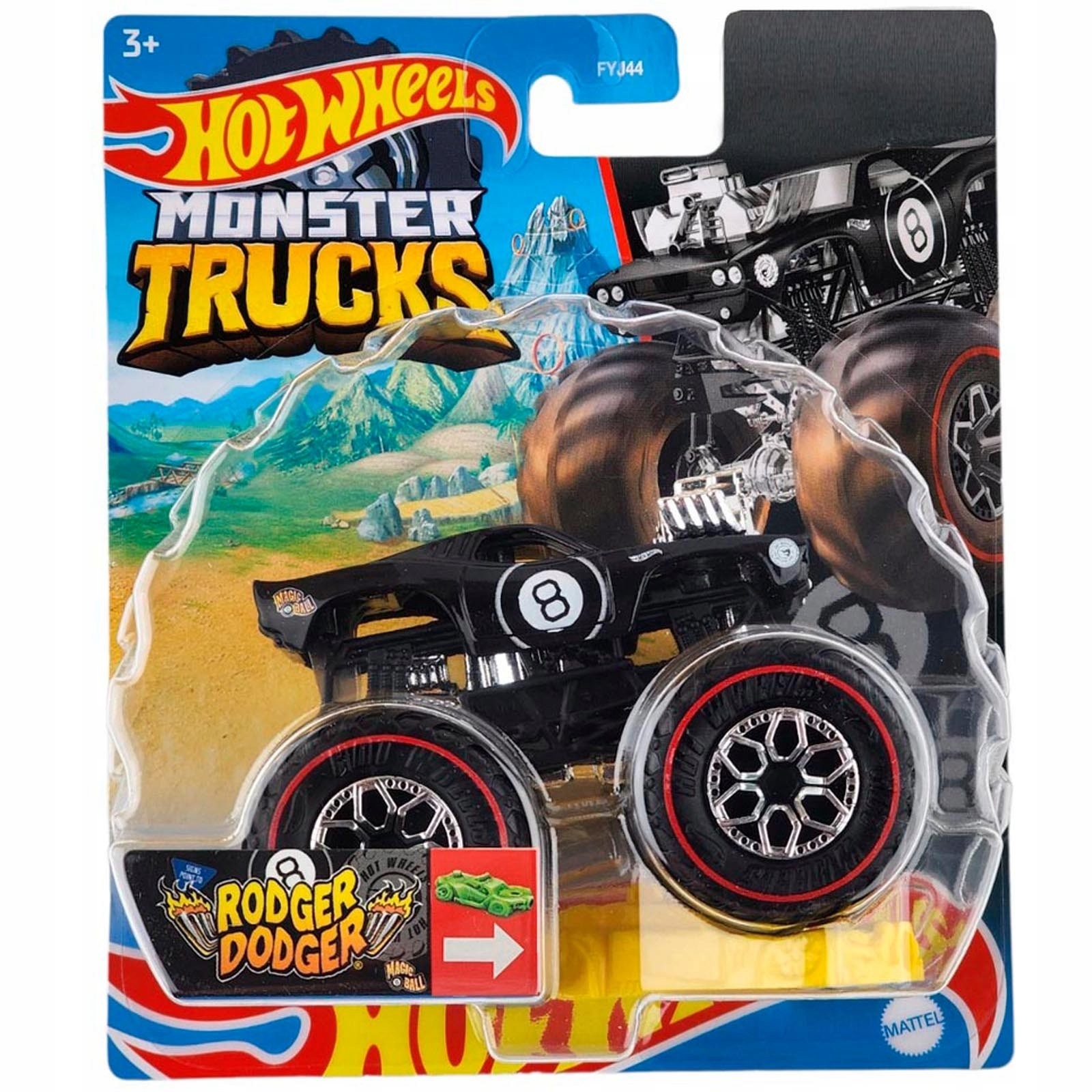 

Hot Wheels Monster Truck Rodger Dodger HCP91
