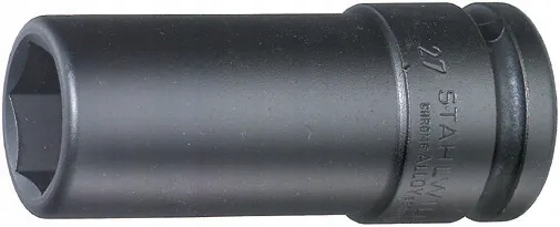 Nástavec 3/4" Impact 33 mm, 6-hranný, dlhý, tenkostenný, (2509 33), Stahlwi
