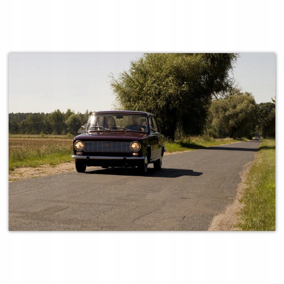 

Plakat 93x62 Stary Polski Fiat 125p