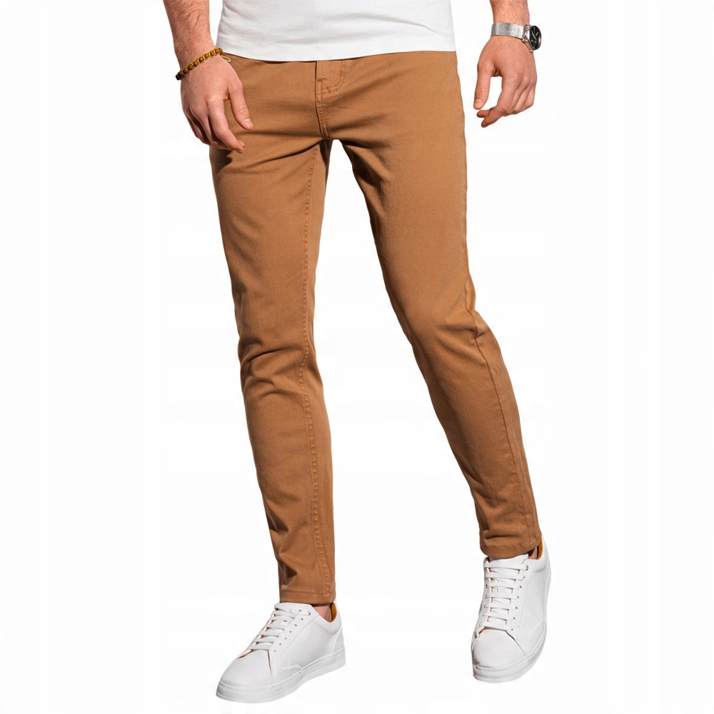 

Spodnie męskie chino P990 camel L