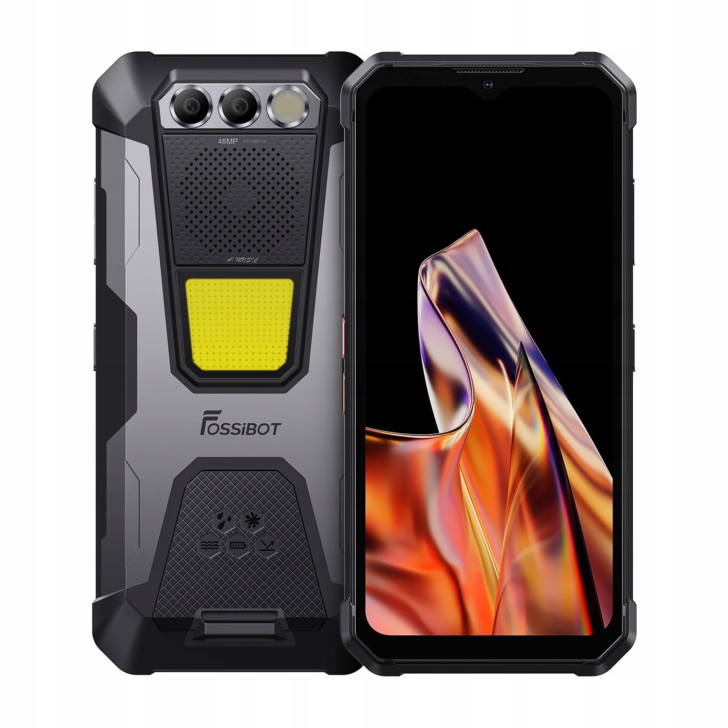 Fossibot F106 Pro 8+7/256GB, 12000 mAh, čierna