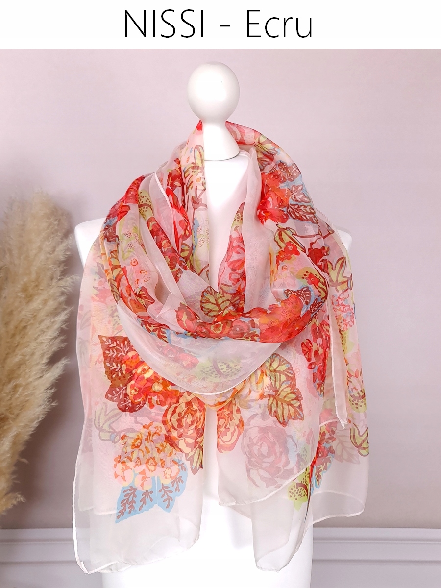 JEDWABNE PAREO CHUSTA PLAŻOWA narzutka szal KOLORY Marka Distribution4you