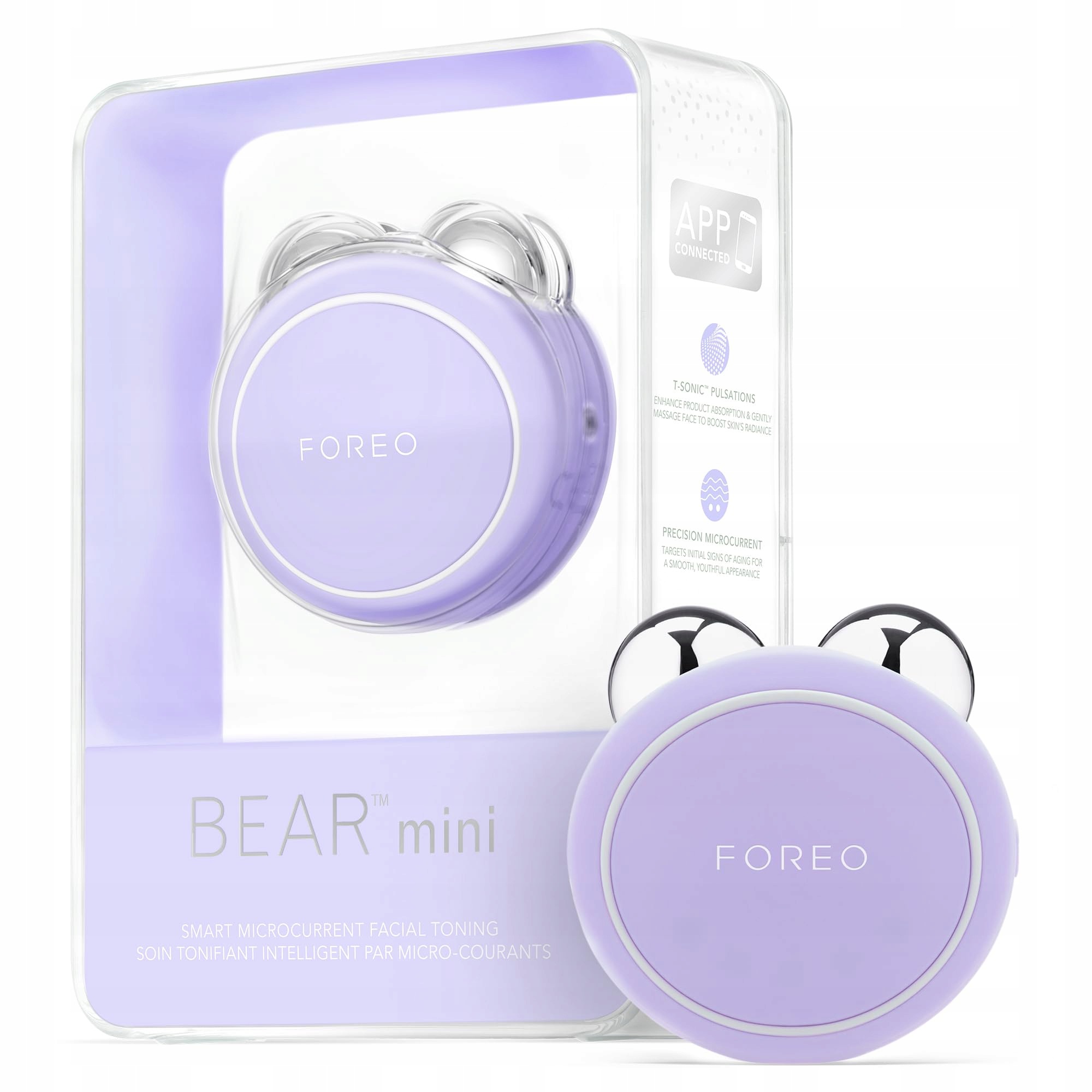 Foreo Bear Mini urządzenie do masażu liftingu twarzy za pomocą mikroprądów
