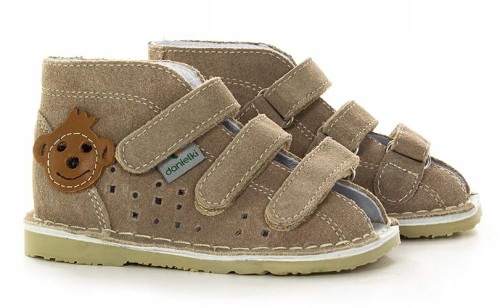Buty profilaktyczne Danielki T115L beż miś 29