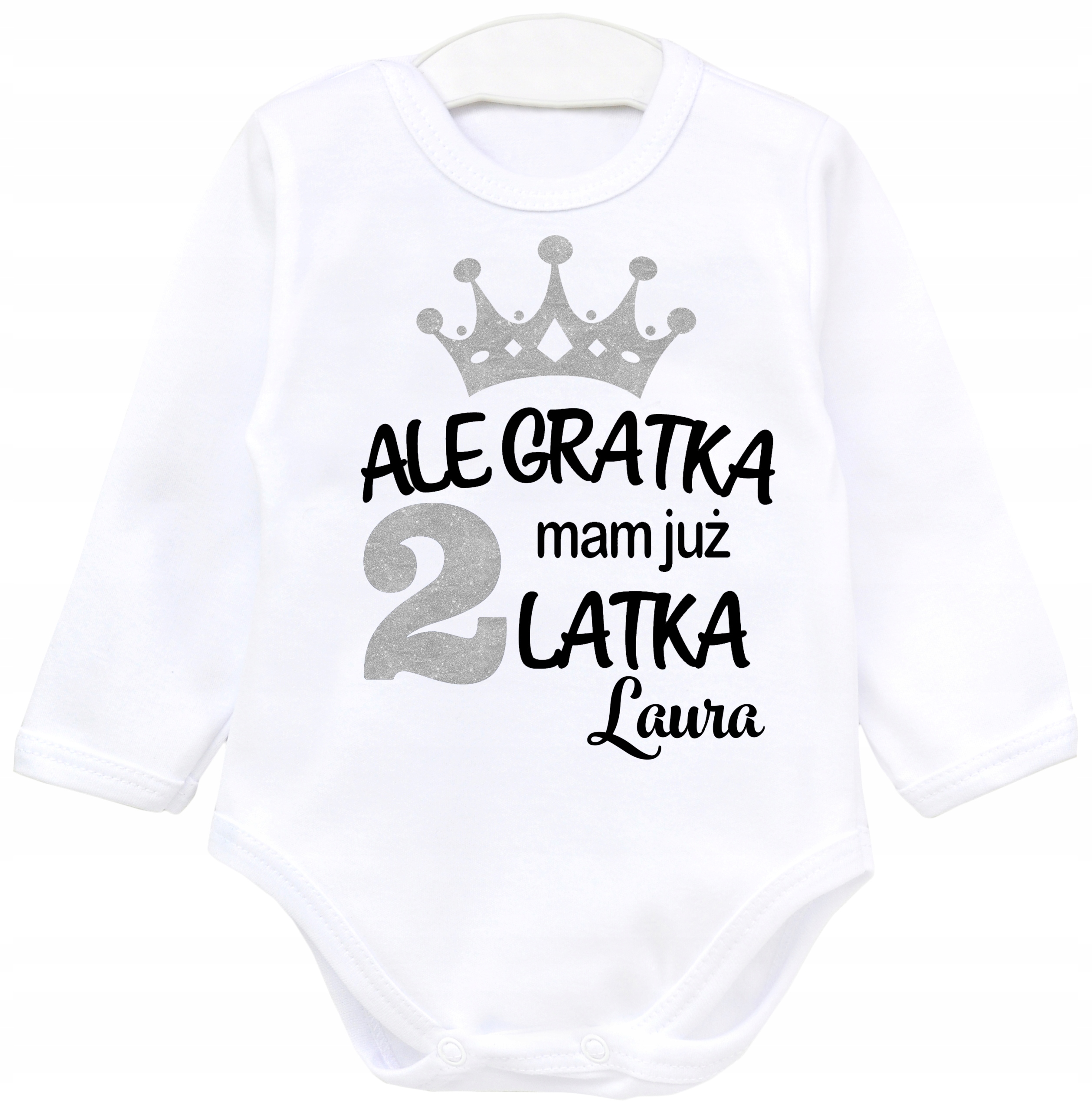 

Body dł rękaw Ale gratka mam 2 latka Imię r. 92