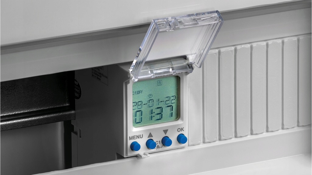 PROGRAMATOR CZASOWY NA SZYNE DIN 100 PROGRAMÓW EAN (GTIN) 5908254824593