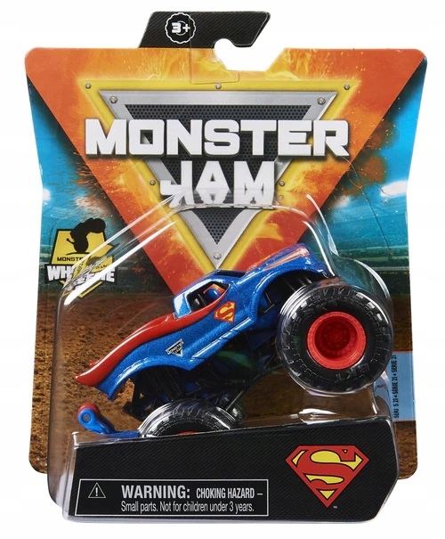 

Monster Jam 1:64 Pojazd Wheelie Bar Superman