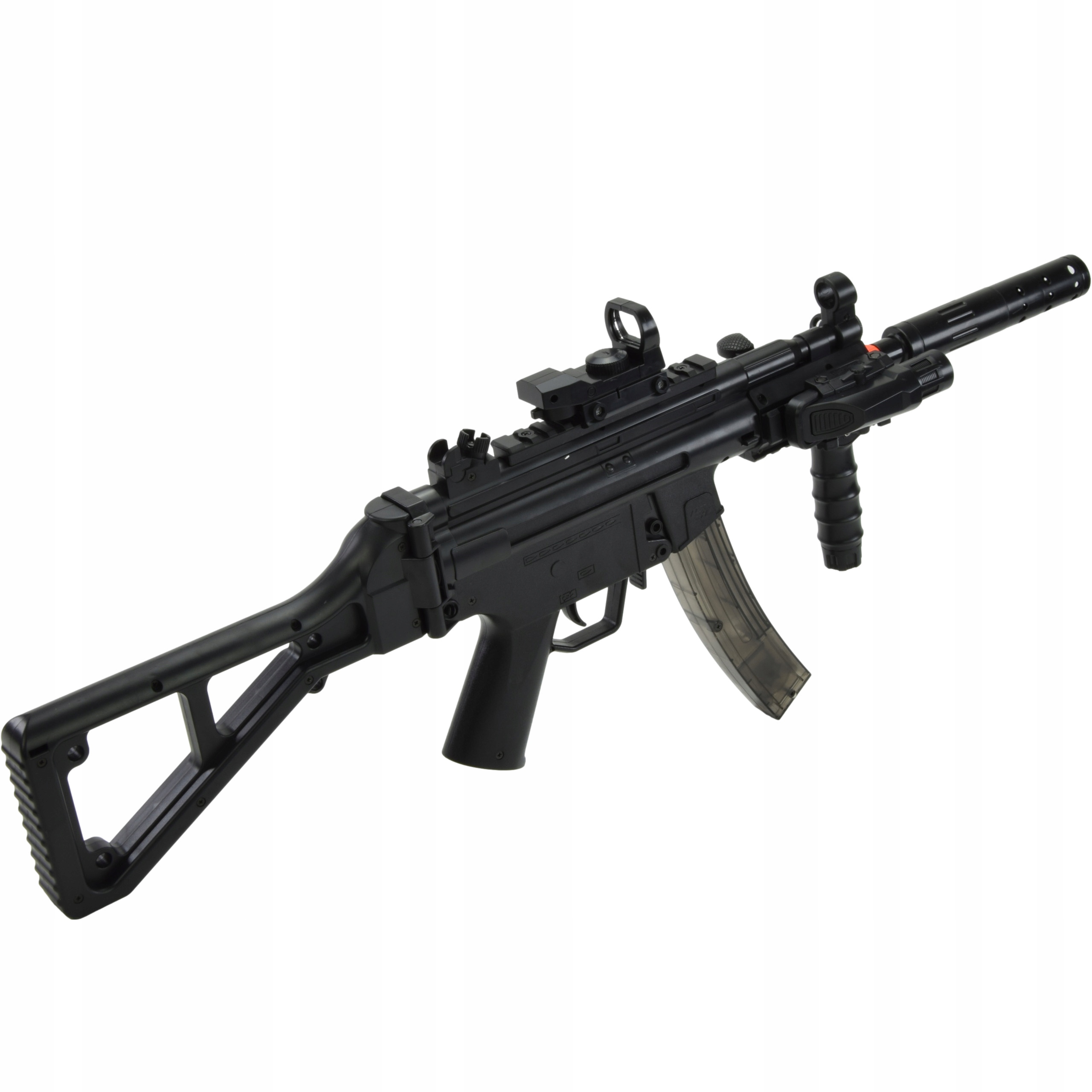 KARABIN PISTOLET AUTOMAT NA KULKI ŻELOWE STRZAŁKI PIANKOWE 2W1 AUTOMATYCZNY Efekty dźwiękowe wibracje