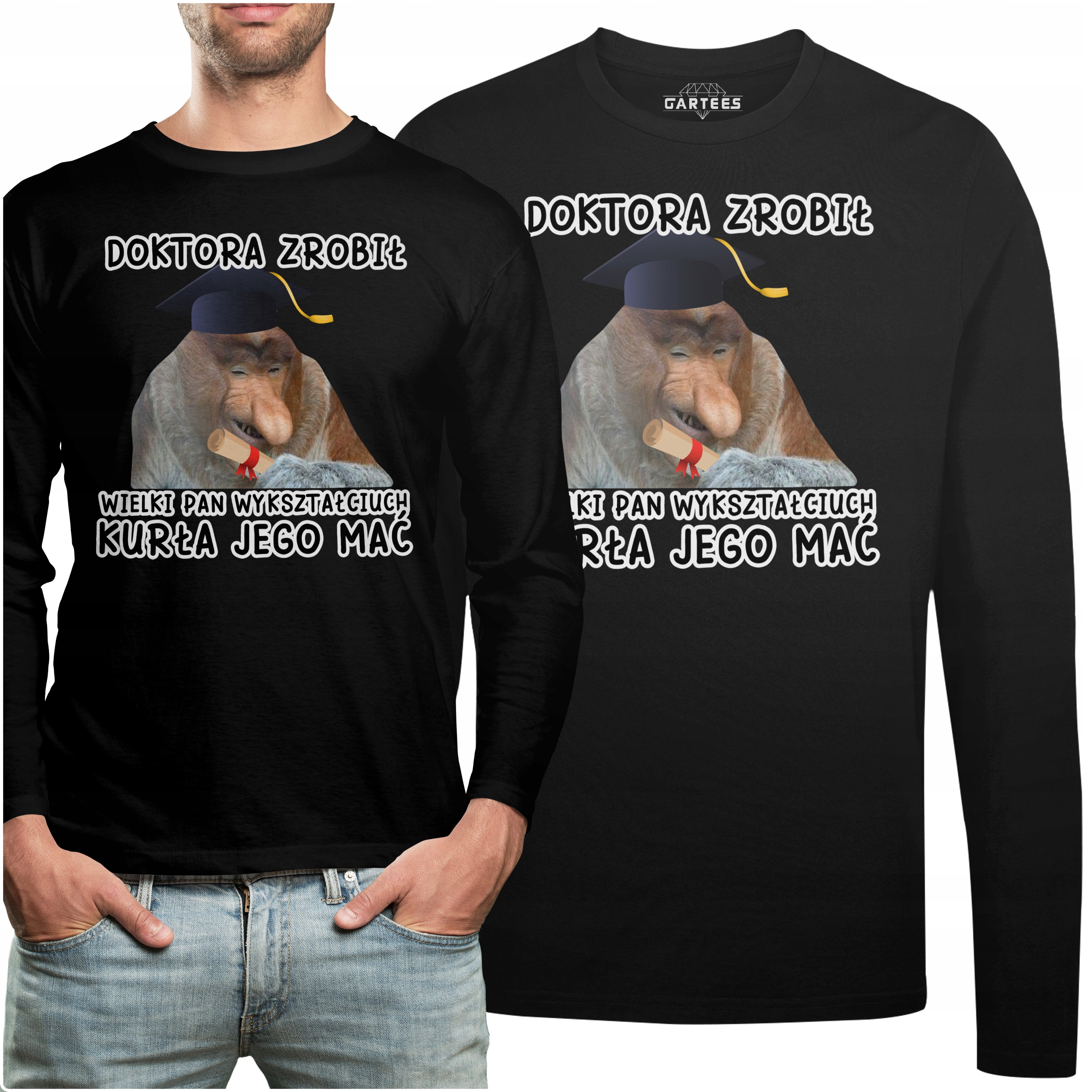 

Koszulka Long Prezent Doktorat Janusz Nosacz