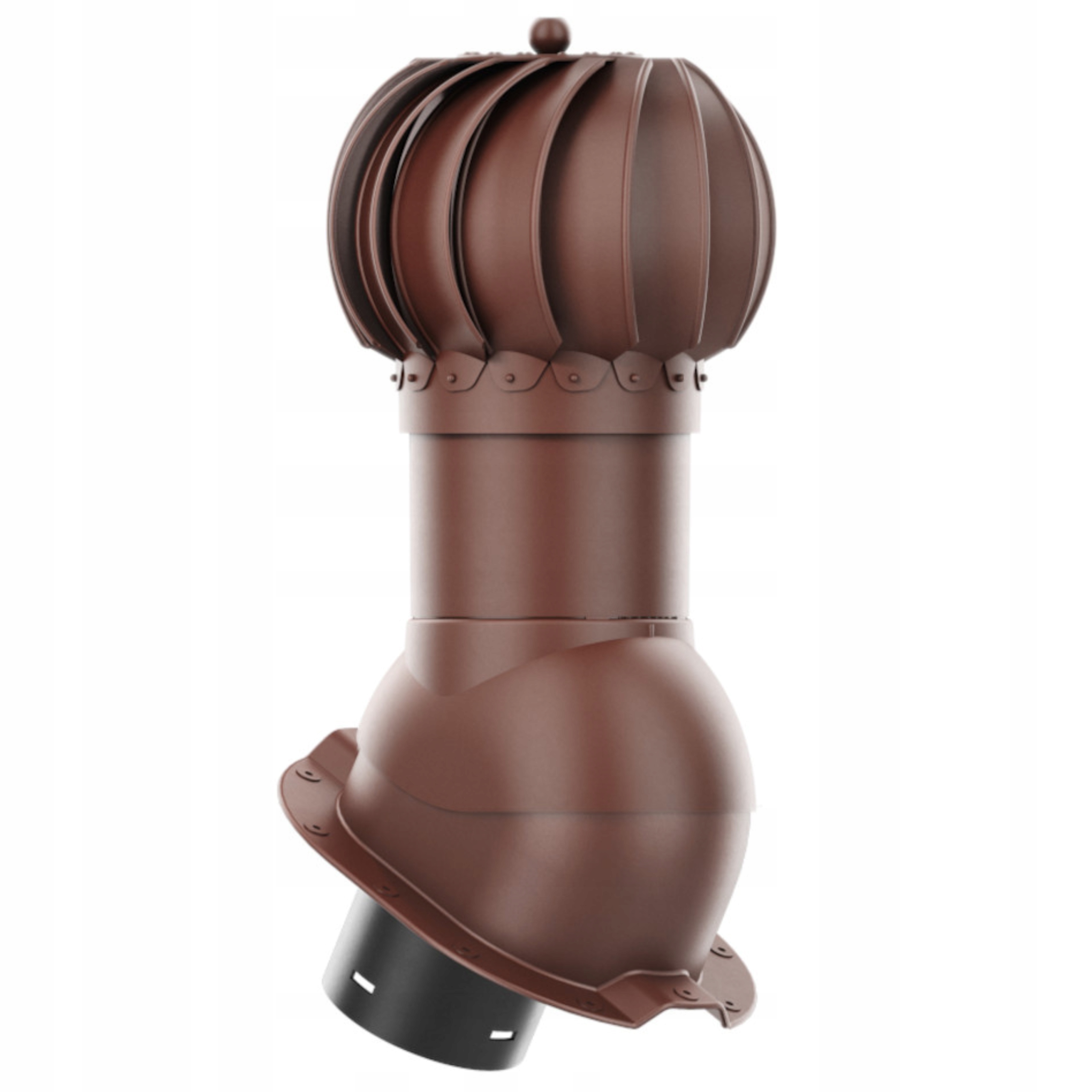 Větrací komín Otočný kulatý fi125 pro Budmat Taira Bronz 8017