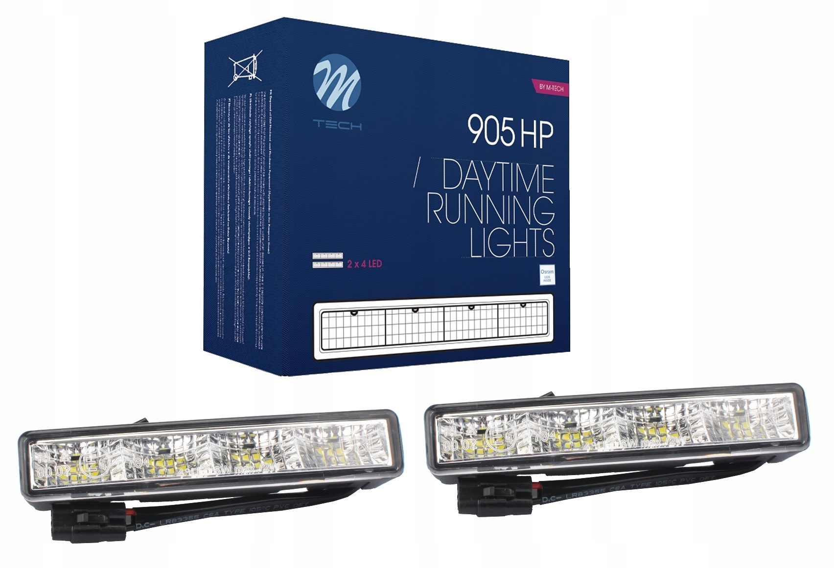 

Światła dzienne 125mm Led Osram HP905 800lumen