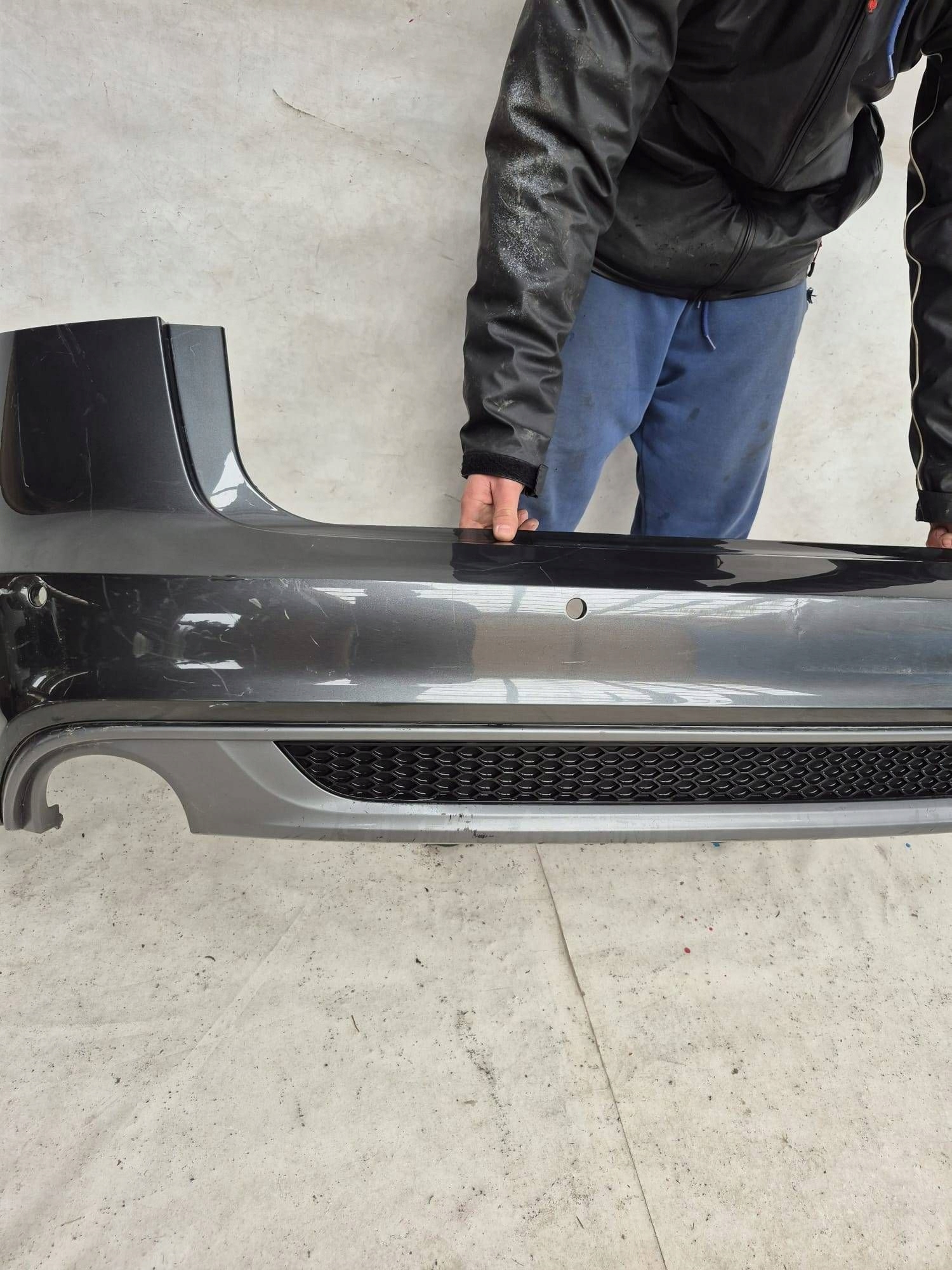 AUDI A6 4G C7 11-14 KOMBI bumper rear part rear PDC