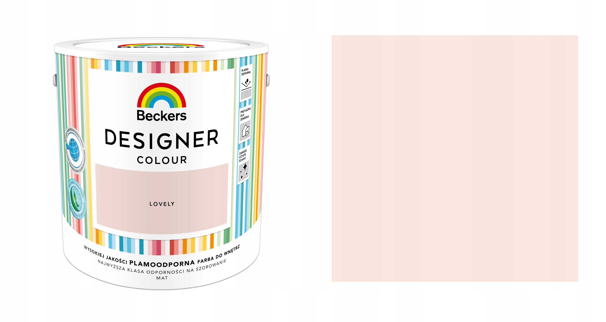 Beckers Designer Colour Lovely 2,5L Barva Latexová Matná