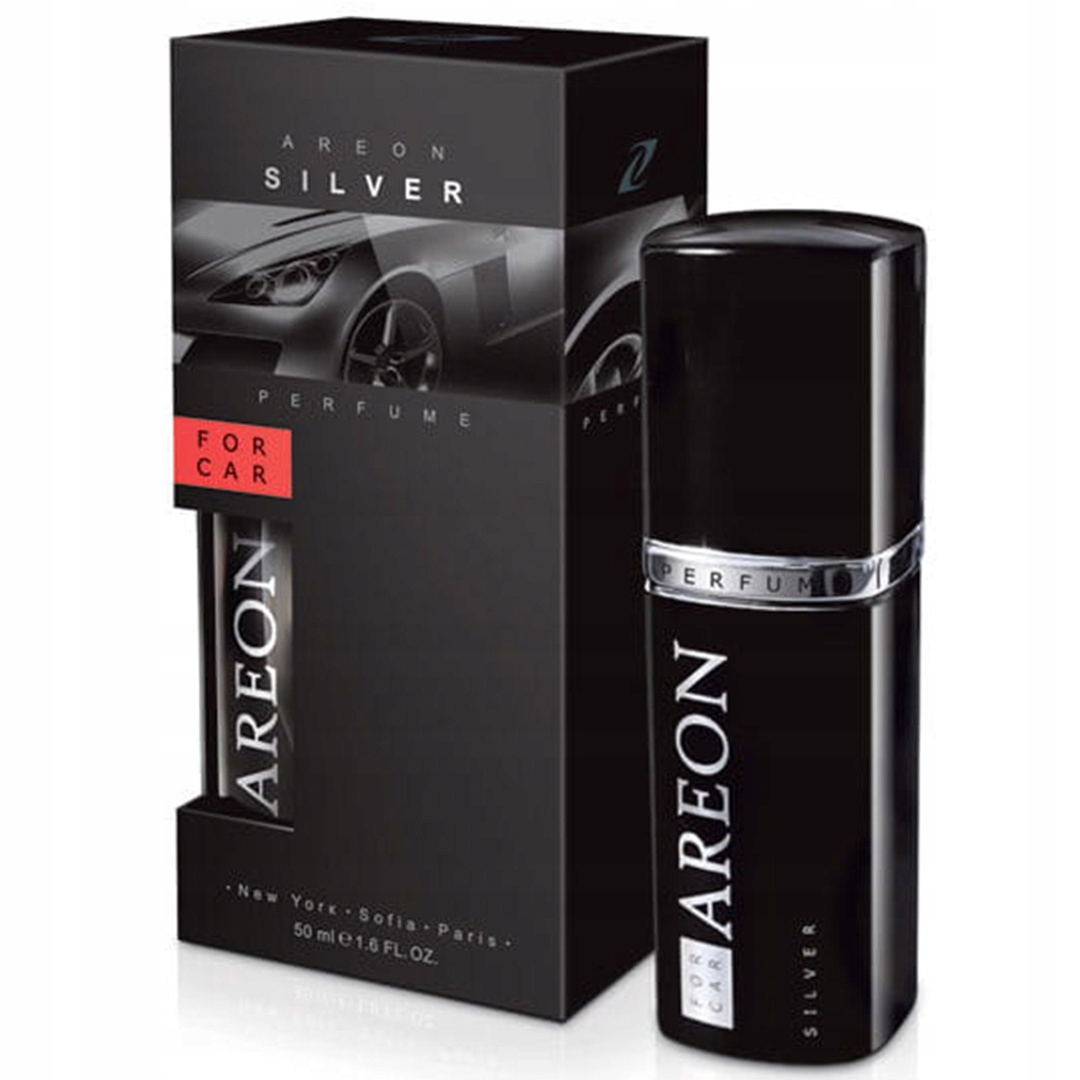 Areon Luxus Lufterfrischer Auto Parfüm Deodorant (Silber 50ml.)