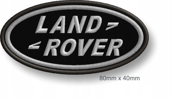 naszywka termo haft Land Rover 80mm x 40mm