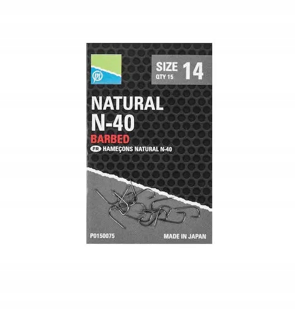 Haczyki Preston Natural N-40 Hooks roz.14 P0150075