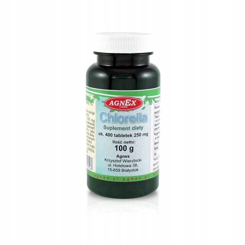 Chlorella 100g ok. 400 Tabletek Algi Superfood