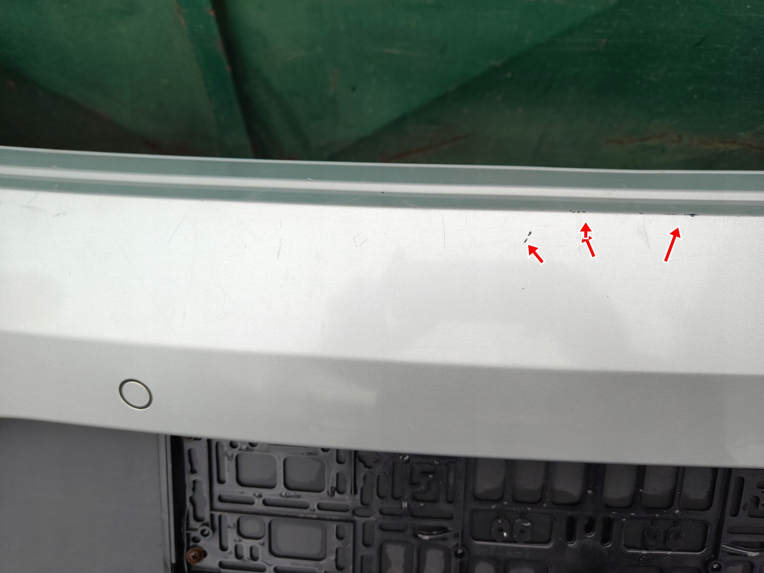 SEAT LEON III 13R HB bumper rear part PDC LX7W