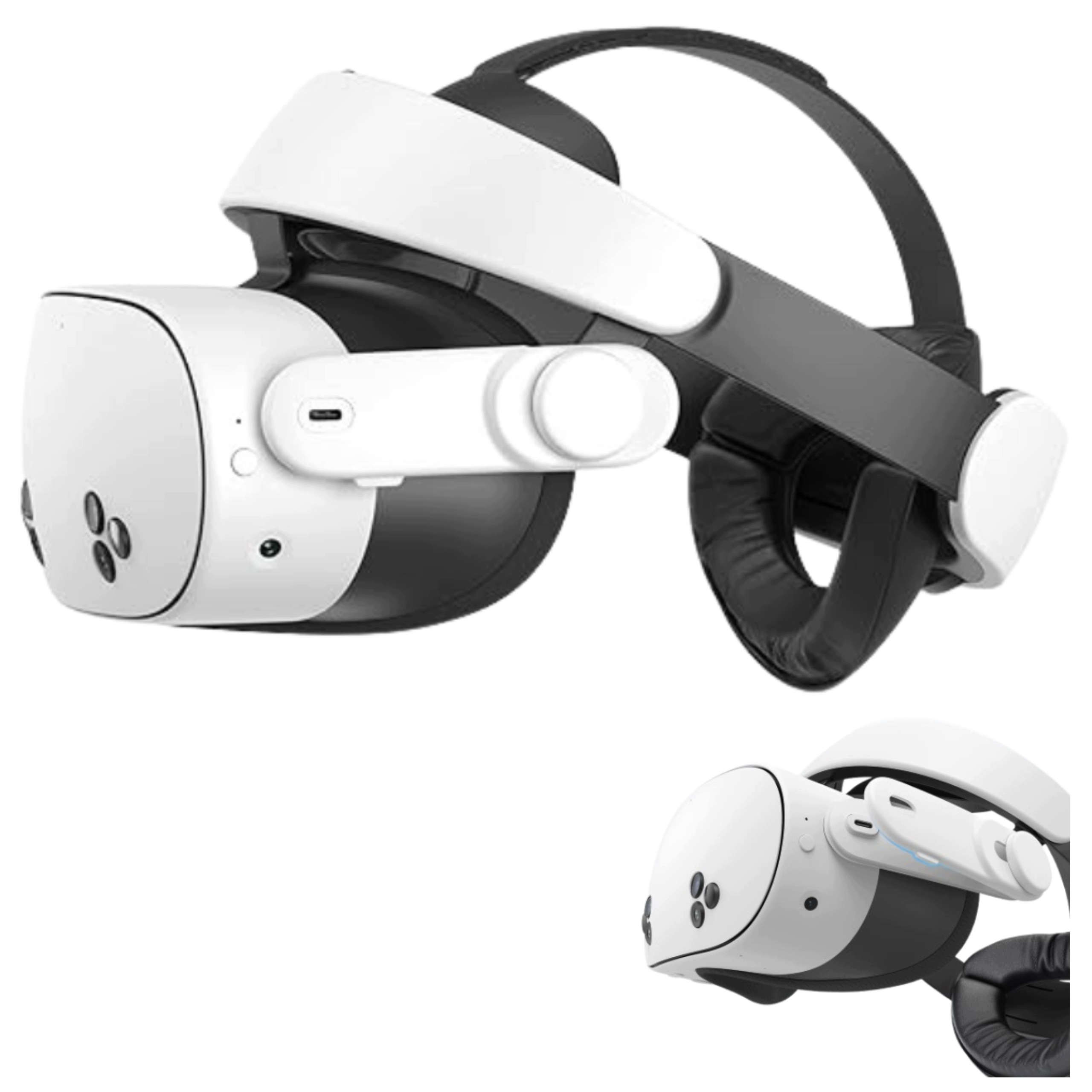 Vr náramek Kiwi Design H4 Halo Meta Quest 3 3S komfort bez tlaku