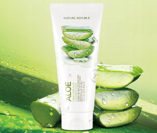 NATURE REPUBLIC Hydratačná pena na tvár s aloe vera a bylinkami 170 ml