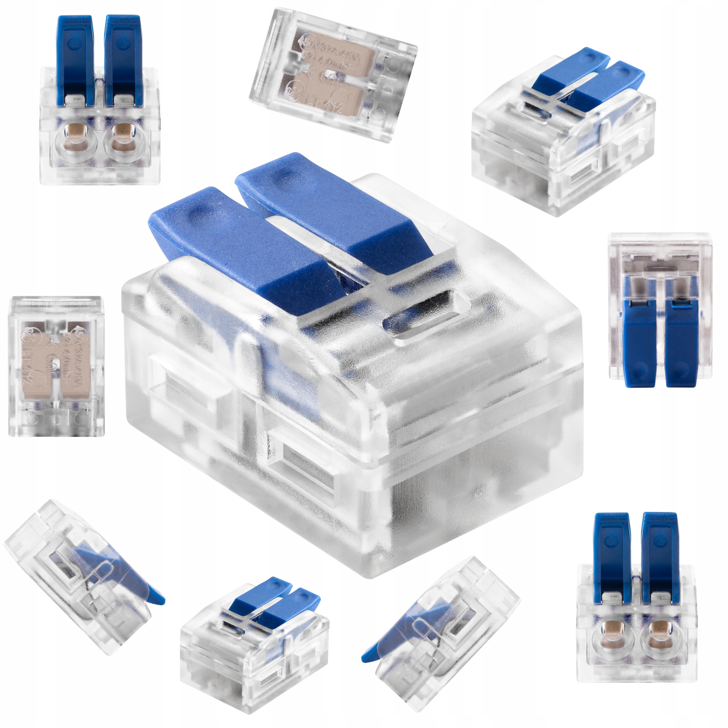 

Szybkozłączka Złączka Zaciskowa 2x 0,75-4mm² 10szt