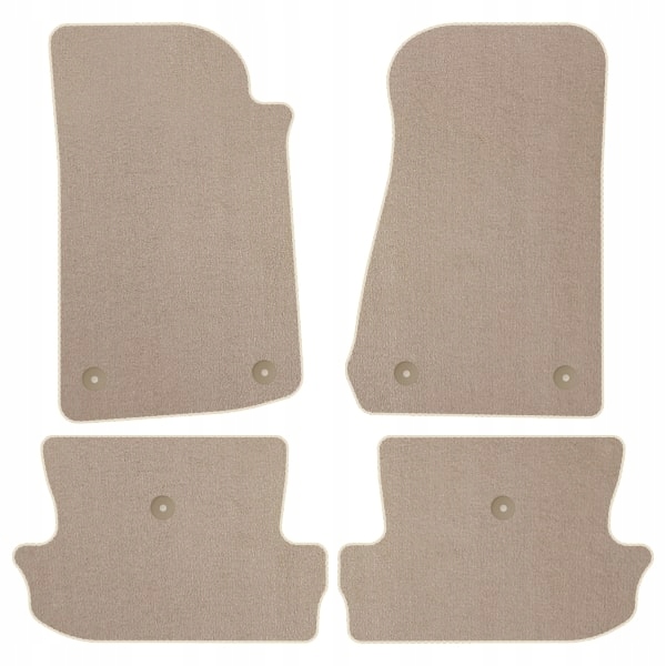 Jeep Wrangler Jl 2d 18- Koberečky velur Comfort Béžová