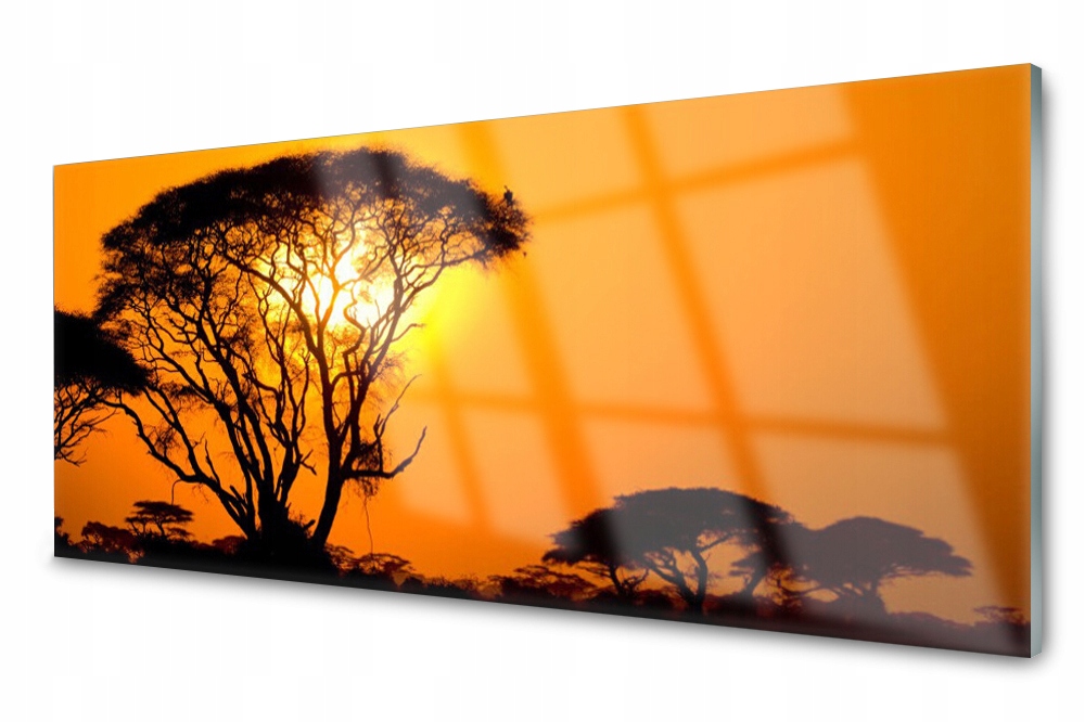 

Panel szklany do kuchni Drzewa Słońce 125x50