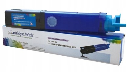 Toner Cartridge Web Cyan Oki C3400 zamiennik