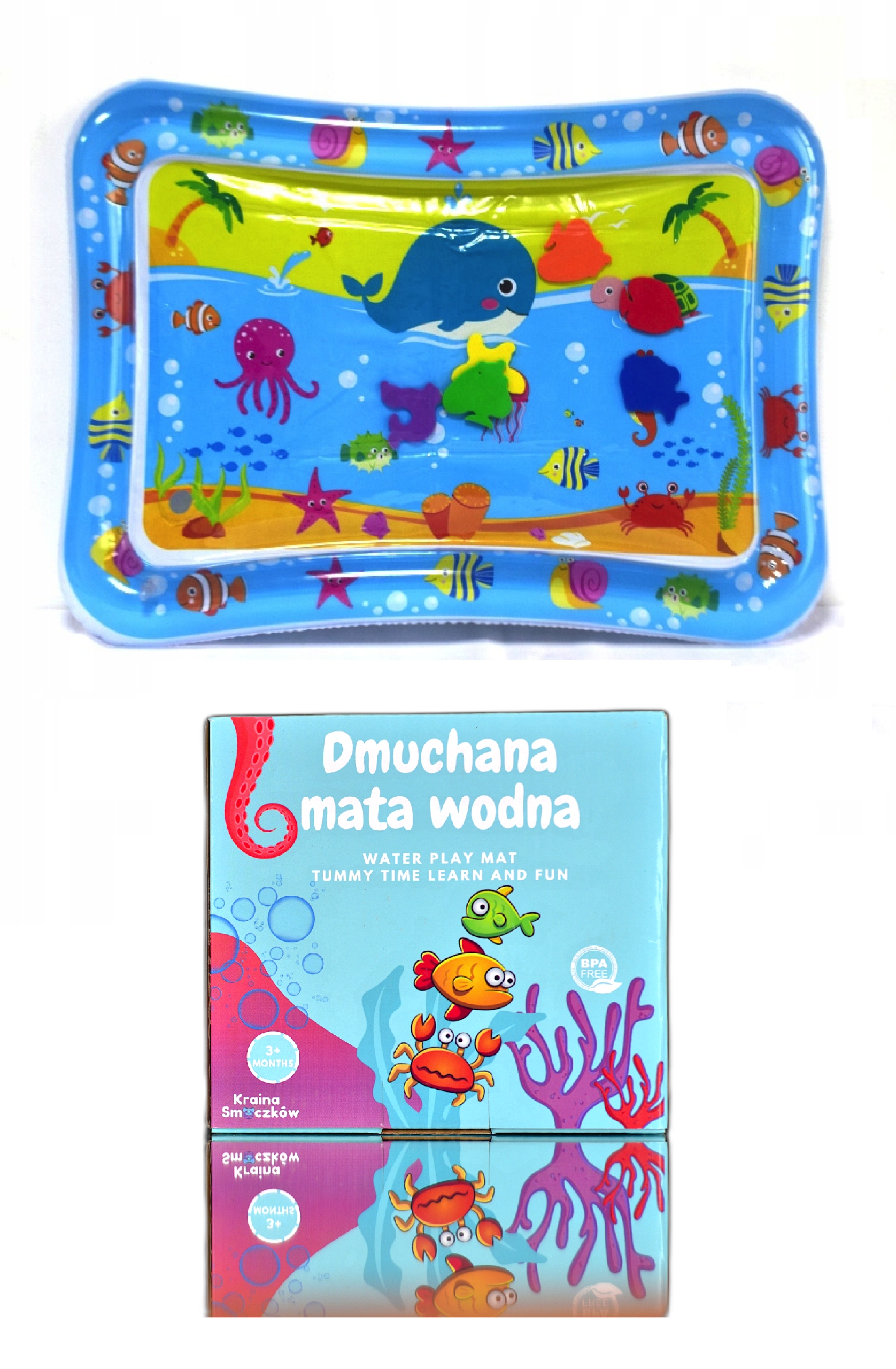 

Dmuchana Mata Wodna Dla Niemowląt Dzieci Nauka 3m+
