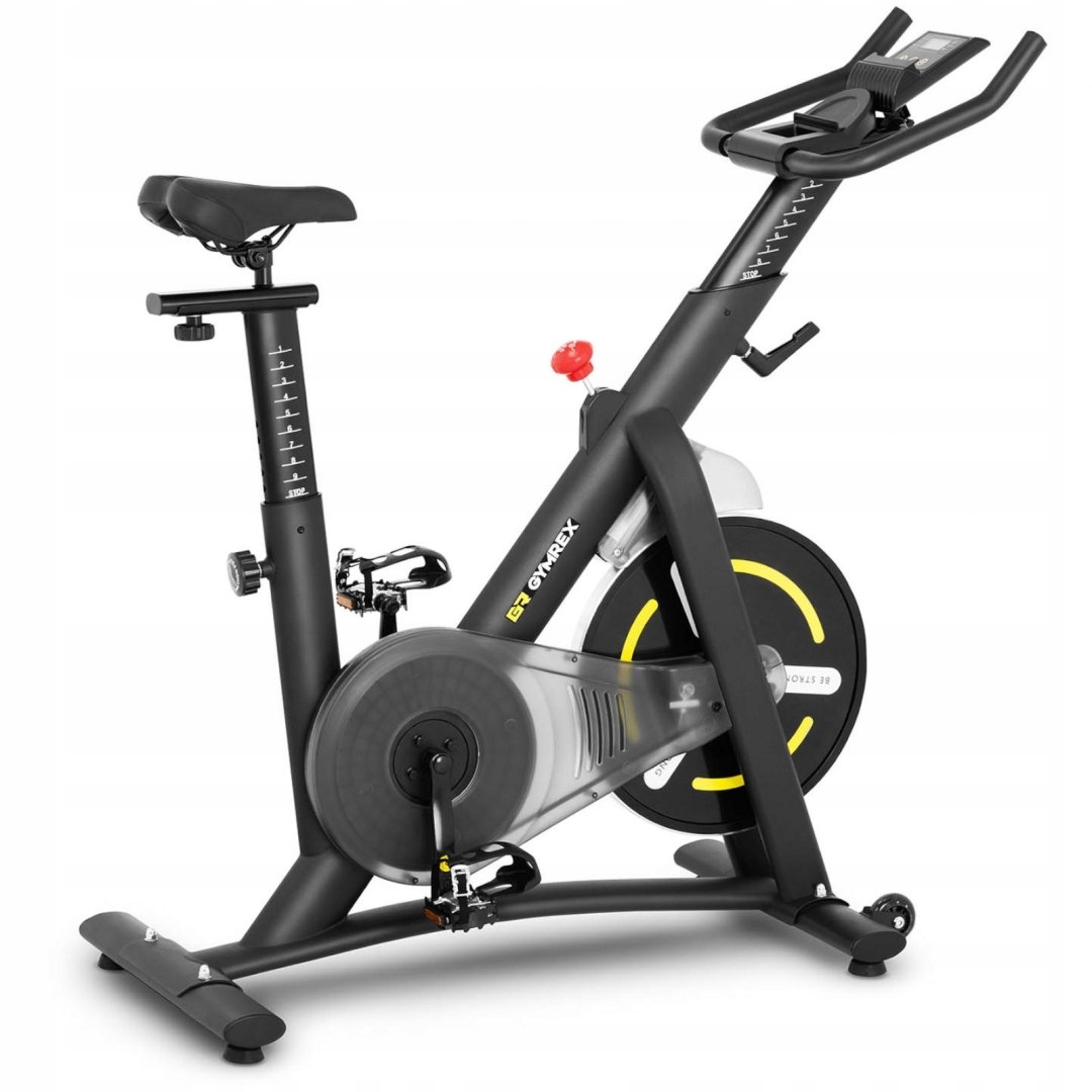 Rower spinningowy treningowy stacjonarny 13 kg LCD Marka Gymrex