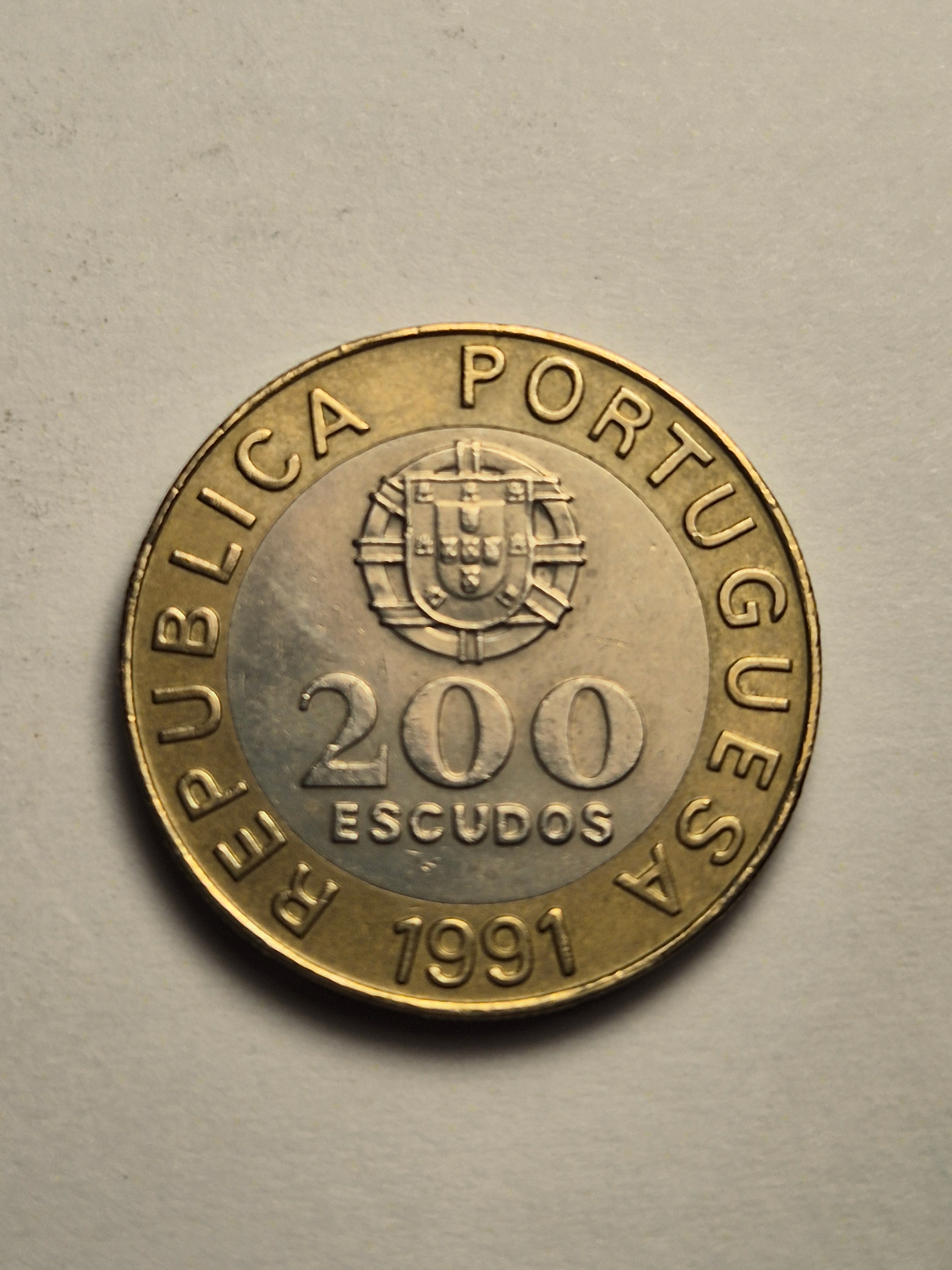 200 escudos 1991 Portugalia