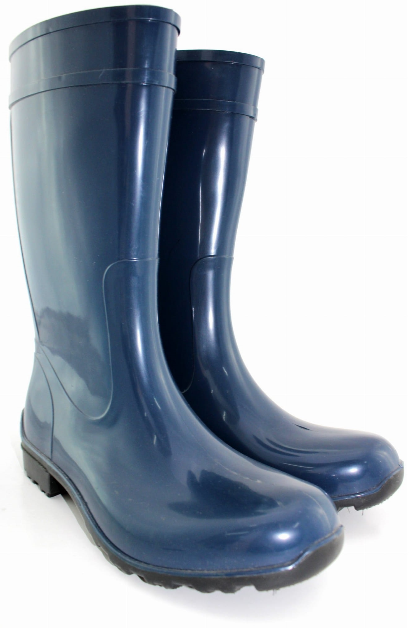 Kalosze Damskie Długie Granatowe Ogrodowe Do Pracy