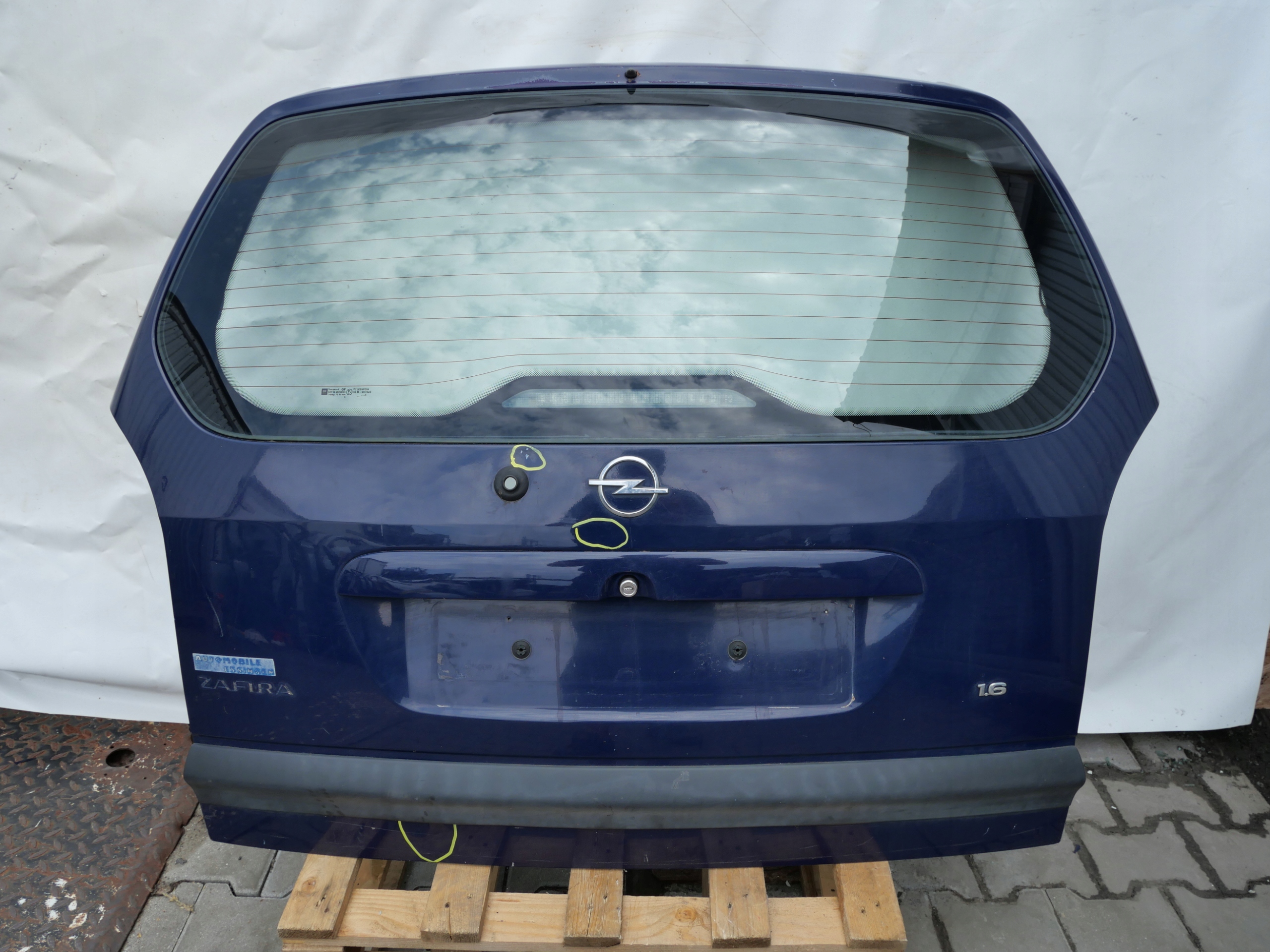 OPEL ZAFIRA A trunk door boot rear part
