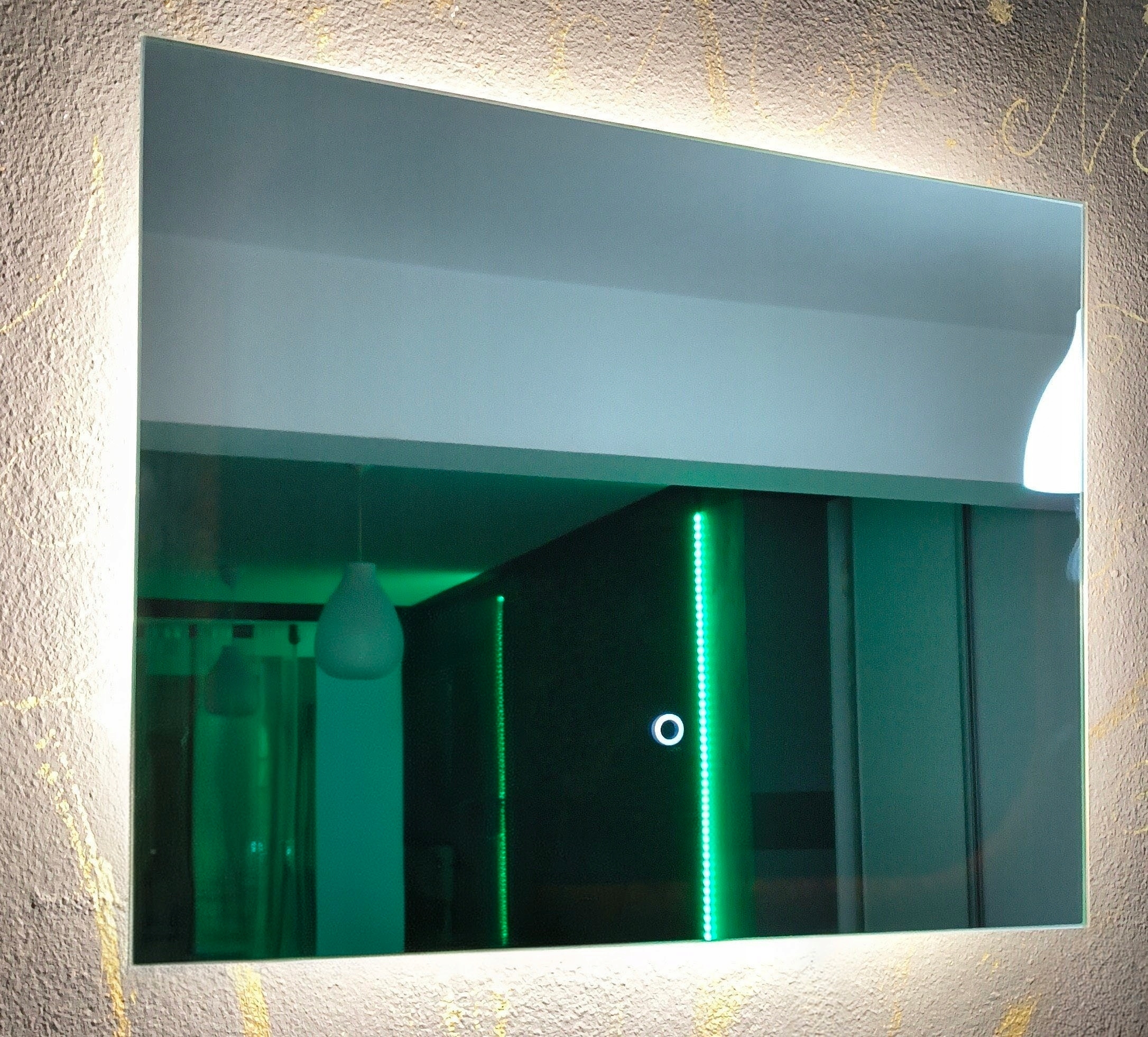 Zrcadlo 70 x 70 cm na dotyk Koupelna, Obývací pokoj, Šatna, Předsíň Pl