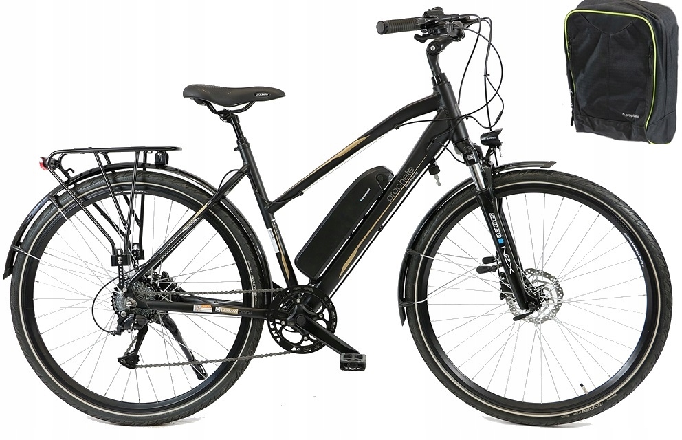 ROWER TREKKINGOWY ELEKTRYCZNY DAMSKI MĘSKI 28 Prophete obniżana rama