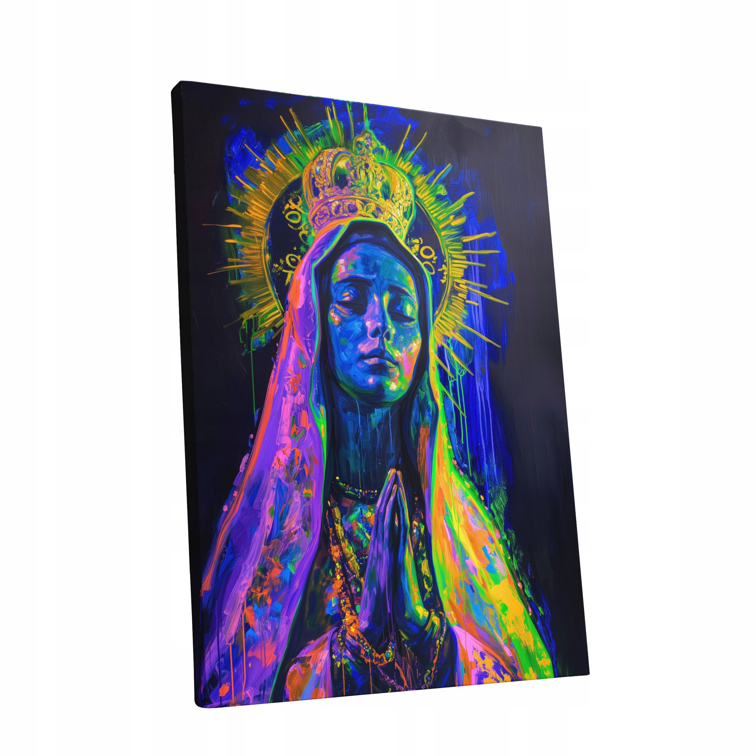 Obraz na plátně Módní ikona Panny Marie v domě obývacího pokoje 90x120