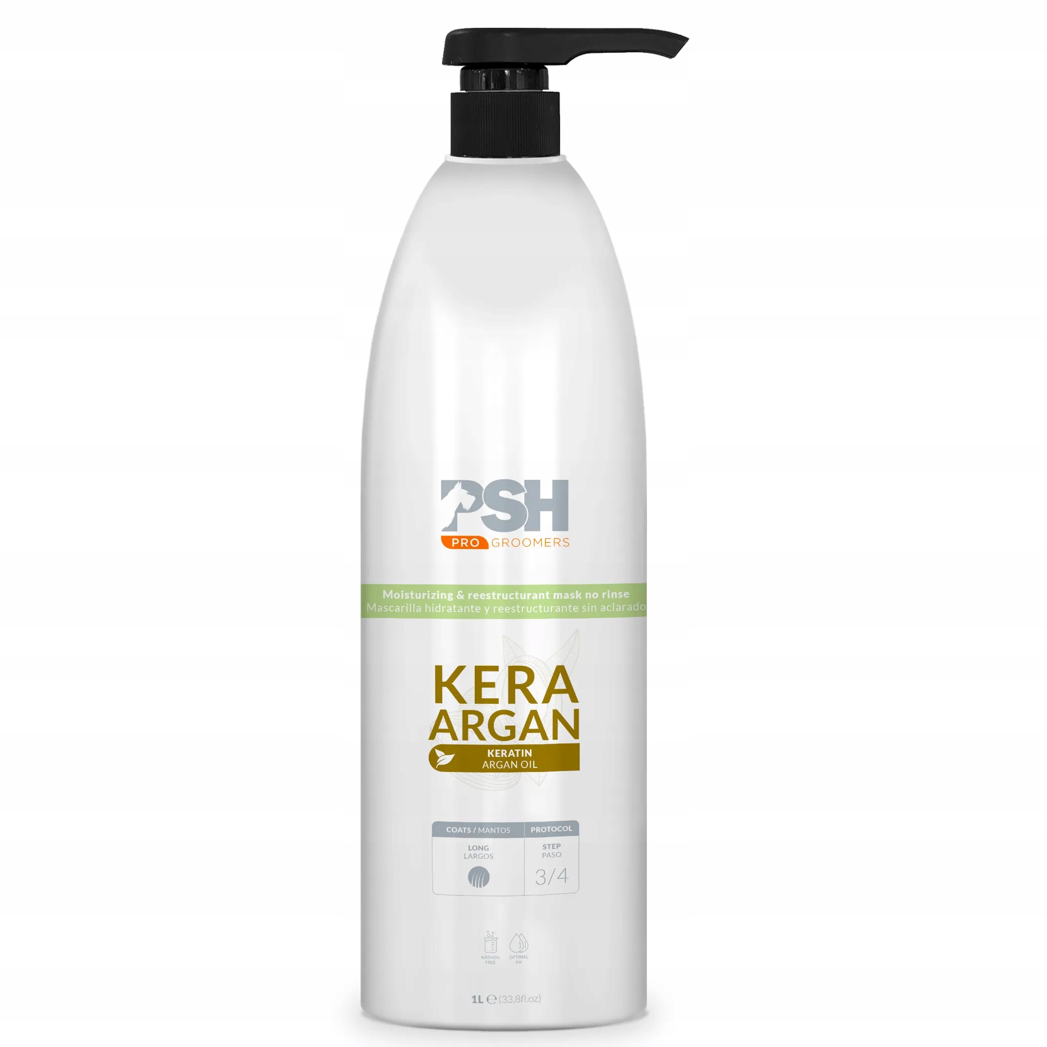 Psh Kera-Argan Mask nawilżająca wygładzająca maska z keratyną 1L