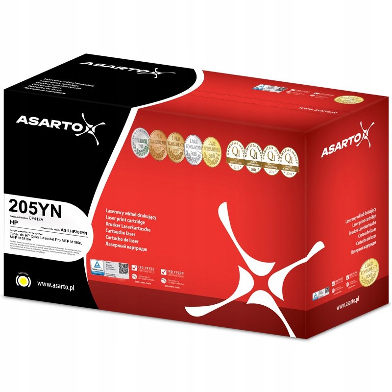 Toner Asarto do Hp 205YN CF532A 900 str