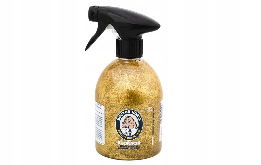 Doctor Horse, Brokacik, brokatowa mgiełka, 500ML złoty